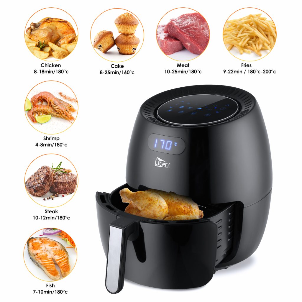 Smart Electric Deep Fryer Cooker Oven Low Fat Health Pan – FEJJ MALL