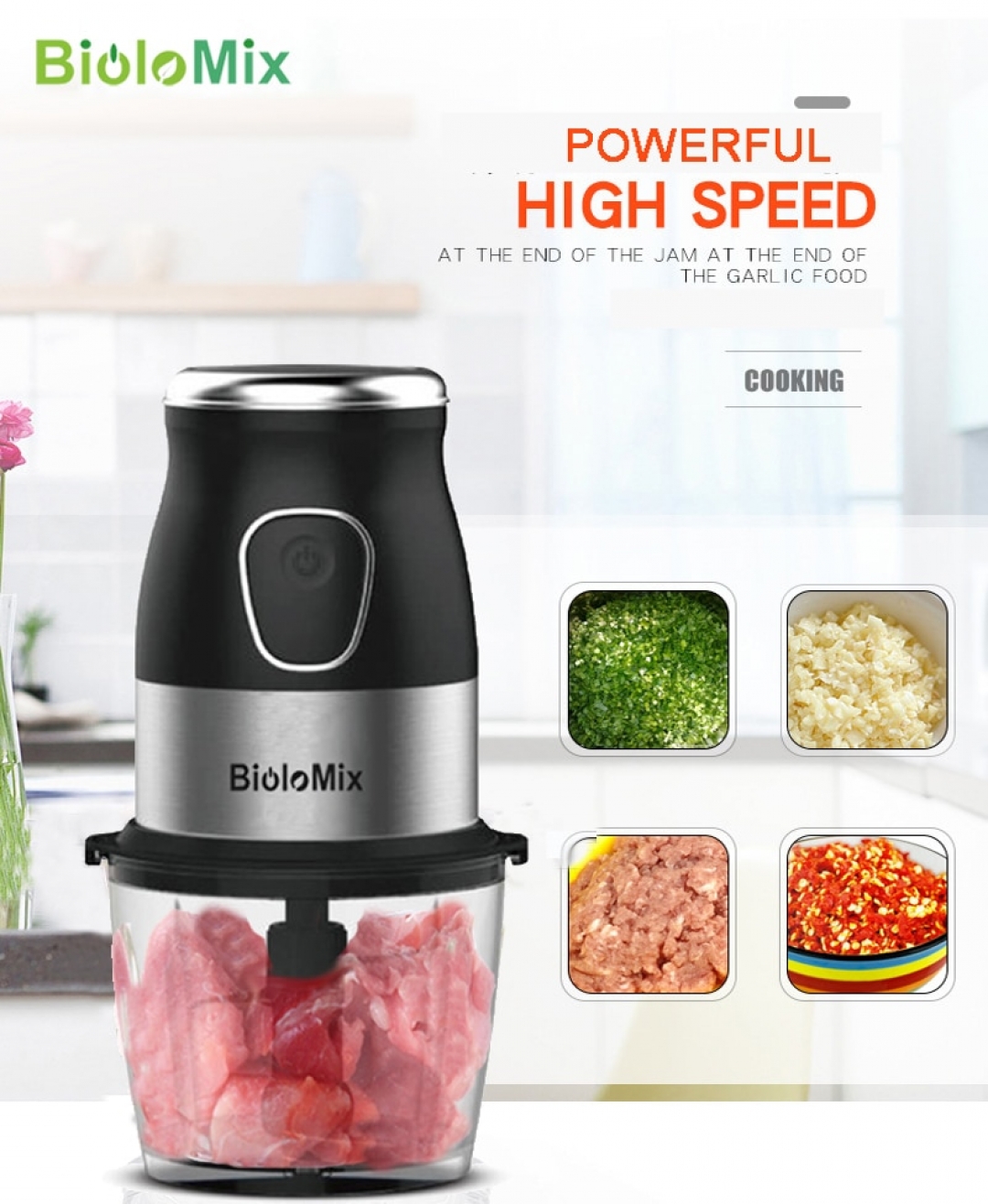 High Speed MultiFunction Food Processor FEJJ MALL